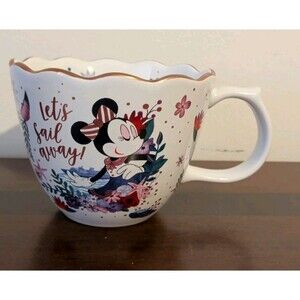 Disney Tea Cup Minnie Mouse Mug Cruise Line Rare Collectibles